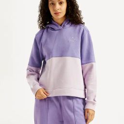 Levi's Royal Lilac Color-Block Hoodie-picture-47