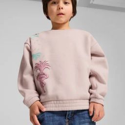 Puma Boys Pink Cotton Printed Sweatpants-image-63