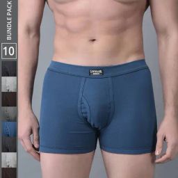 Dollar Bigboss Assorted Cotton Regular Fit Trunks - Pack Of 10-picture-45