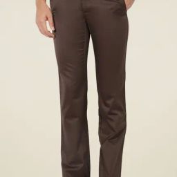 Van Heusen Chocolate Mid Rise Trousers-image-16