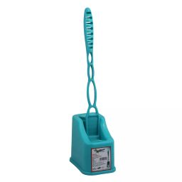 Shagun Toilet Brush Double Hockey with Stand 470 mm (18.5 inch) Fresh Plastic Bristles P.P, ST-114 (Pack of 24)-16