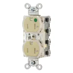 HUBBELL WIRING DEVICES PWR CON, NEMA 5-20R, HOSPITAL GRADE, IVY, SNAP8300ILTR-image-83