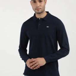 Tommy Hilfiger Dark Night Navy Cotton Slim Fit Polo T-Shirt-picture-29