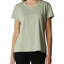 Columbia Light Green Sun Trek Crew T-Shirt-23
