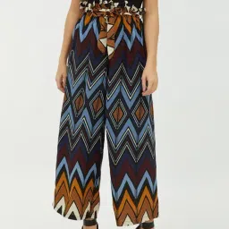 StyleStone Black Printed Palazzos-image-22