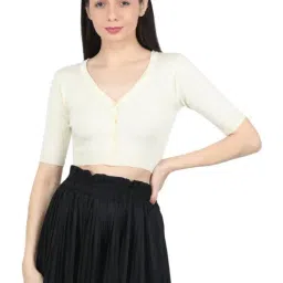 Monte Carlo Cream Wool Open Front Cardigan-40