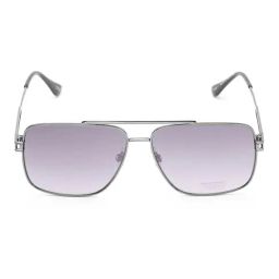 IDEE Light Grey Square UV Protection Sunglasses for Men-image-64
