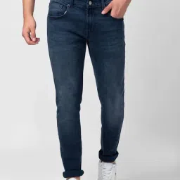 Spykar Bluish Grey Cotton Super Slim Fit Jeans-picture-20