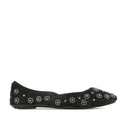 Bata Women's QUINN E 23 Black Flat Ballets-image-41