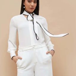 Code By Lifestyle Off White Regular Fit Top-picture-24