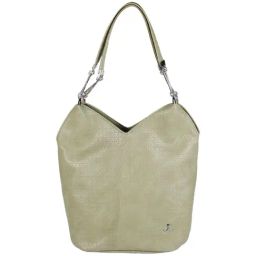 Mochi Green Textured Medium Shoulder Handbag-image-68