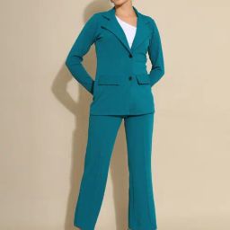 SELVIA Teal Blue Maxi Co-Ord Set-picture-12