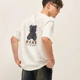 The Bear House Beige Polyester Slim Fit Striped Shirts-image-48