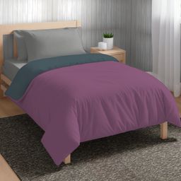 The Happy Pod Purple & Grey Microfiber AC Room 150 GSM Single Bed Comforter-image-90