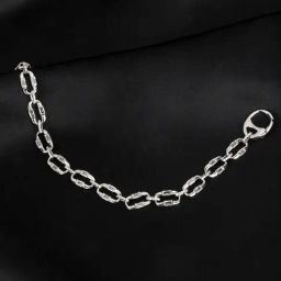 The Real Effect London 800 Sterling Silver Classic Bracelet for Women-image-45