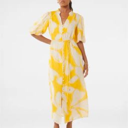 Forever New Loren Petite Puff Sleeve Midi Dress-picture-29
