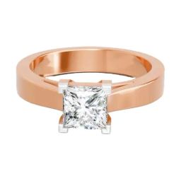 Sparkles Lab Grown Diamond 14k (585) Rose Gold Ring for Women-picture-20