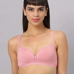 Soie Pink Everyday Bra-20