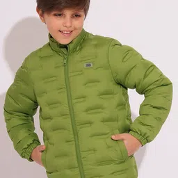 Jack & Jones Junior Boys Parka with Patchwork Jacket-picture-13