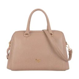 Baggit Beige Animal Effect Medium Duffle Bag-31
