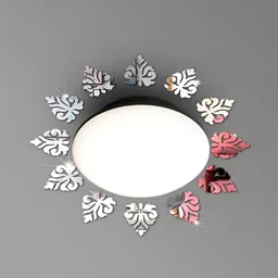 VAH Kya Bat Hai !! SilverToned 12 Pieces Acrylic 3D Self Adhesive Wall Sticker-image-9