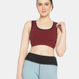 Da Intimo Brown Full Coverage Sports Bra-image-69