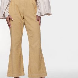 French Connection Women Corduroy Pure Cotton Regular Trousers-picture-10