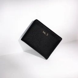Inc.5 Black Textured Medium Wallet-32