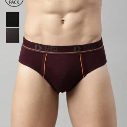 Dixcy Scott Originals Multicolor Cotton Briefs - Pack of 3-picture-38
