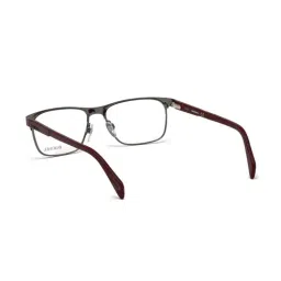 Diesel Red Rectangular Eye Frames for Men image 4