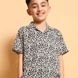 Greendeer Unisex Kids Comfort Opaque Printed Casual Shirt-picture-22