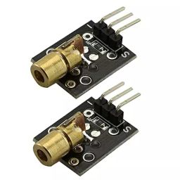 TECHDELIVERS Laser Transmitter 3 Pin 650 nm 5 V Dot Diode Copper Head Sensor Module for Arduin0 Raspbery Pi (Pack of 2), 0921Y6RKQRT-image-88