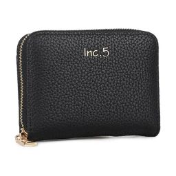 Inc.5 Black Textured Medium Wallet image 4