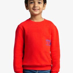 Ed-A-Mamma Boys Red Cotton Printed Sweatshirt-picture-25