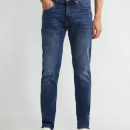 U.S. Polo Assn. Blue Cotton Slim Fit Jeans-image-23