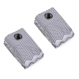 Saral Home Sliver Velvet Geometric Curtain-11