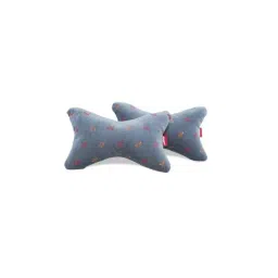 Elegant Comfy 29x16x10cm Grey Fly Car Neck Rest Pillow CU08 (Pack of 2)-40