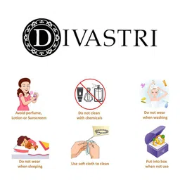 DIVASTRI Gold-Plated Contemporary Studs Earrings image 2