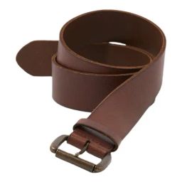 American Eagle Brown Leather Casual Belt for Men-image-93
