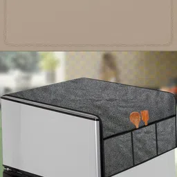 The Furnishing Tree Grey Plastic Refrigerator Cover-picture-23