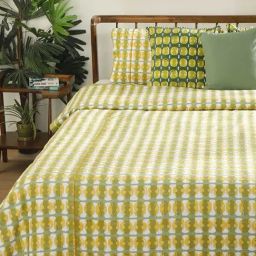 Freedom Tree Marica Pure Cotton Yellow Double Bedcover-image-90
