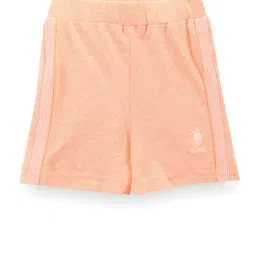 U.S. Polo Assn. Kids Orange Solid Shorts-picture-47