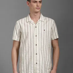 Louis Philippe Jeans Men Slim Fit Opaque Striped Casual Shirt-image-3