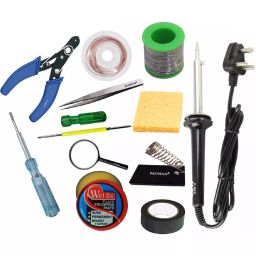 Fadman 12 In 1 Soldering Iron Kit Pointed Tip Steel, Aluminiu & Copper 60 W-15