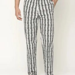 UnderJeans by Spykar Grey Printed Nightwear Pyjamas-image-22