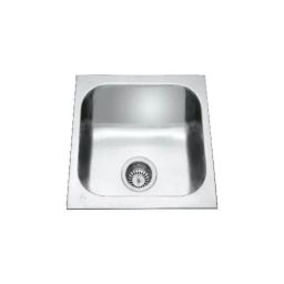 Jayna Signature Collection Galaxy 18x18 inch Matt Finish Stainless Steel Single Bowl Kitchen Sink with Beading, SBFB Big-image-25