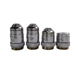 WKM 5X, 10X, 45X, 100X Brass Objective Lens KTN377 (Set of 4 Pcs)-63
