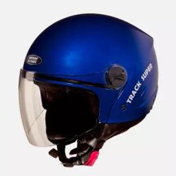 Studds Flame Blue Large (580 mm) Open Face Helmet, Track Super-image-98