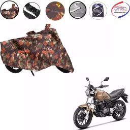 Auto Pearl Polyester Waterproof Two Wheeler Cover for Hero MotoCorp XPulse 200T,(Jungle Print)-image-55