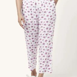 Dreamz by Pantaloons White Pink Printed Pyjamas-2